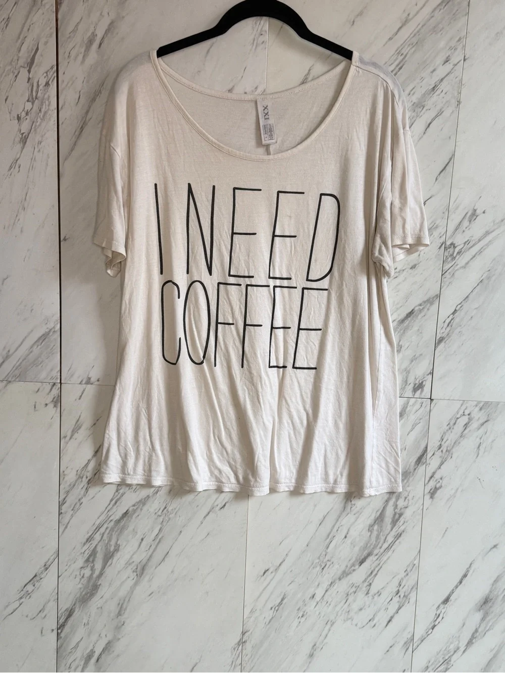 Bundle of 2 Cozy Lounge Graphic Tops - ASOS & Forever 21 Grey White Size Medium